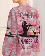 BLISSCORNERS PRETTY IN PINK HUNTING BOMBER JACKET