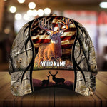 Blisscorners Deer Hunting Personalized 3D Hat