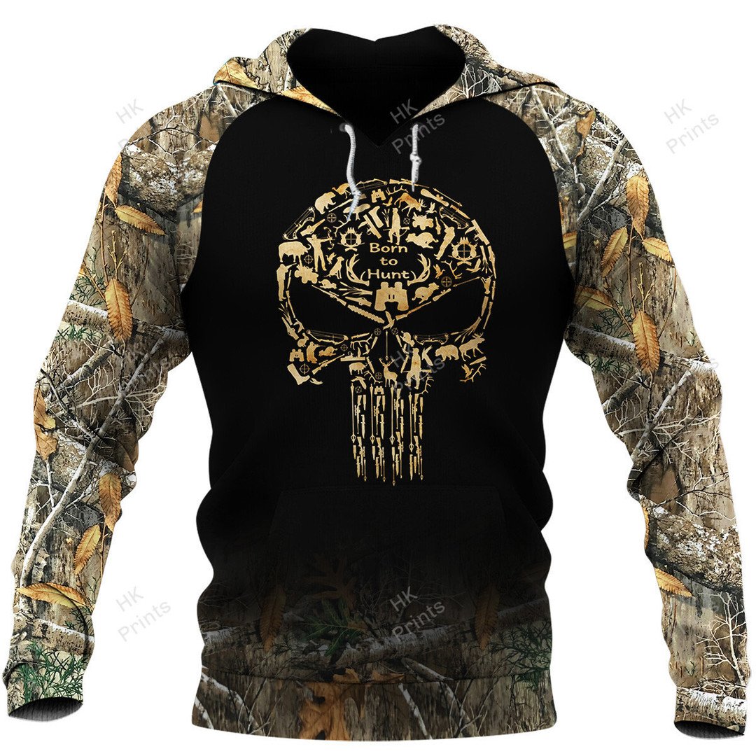 Blisscorners Skull Shape Hunting American Flag Camouflage Hunting Apparels