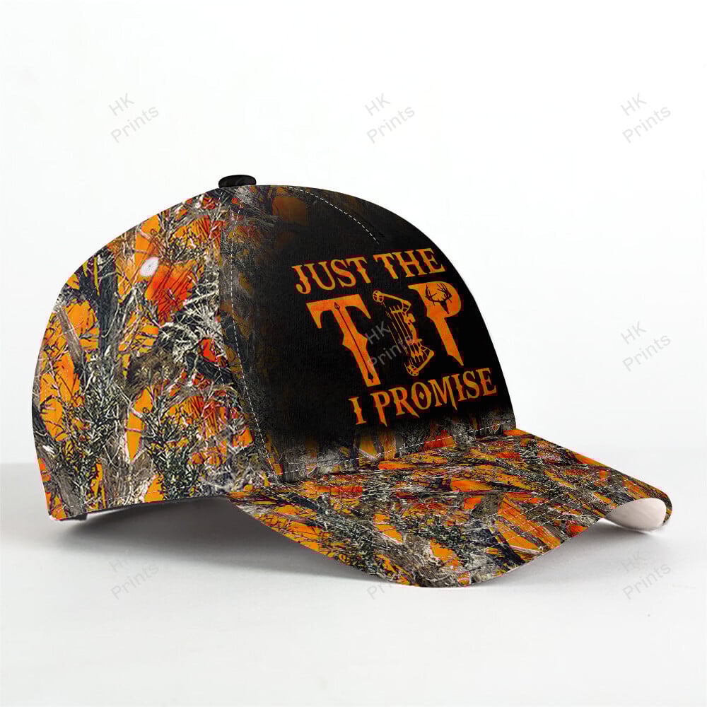 Blisscorners BowHunting Just The Tip I Promise Orange Camouflage Hunting Apparels