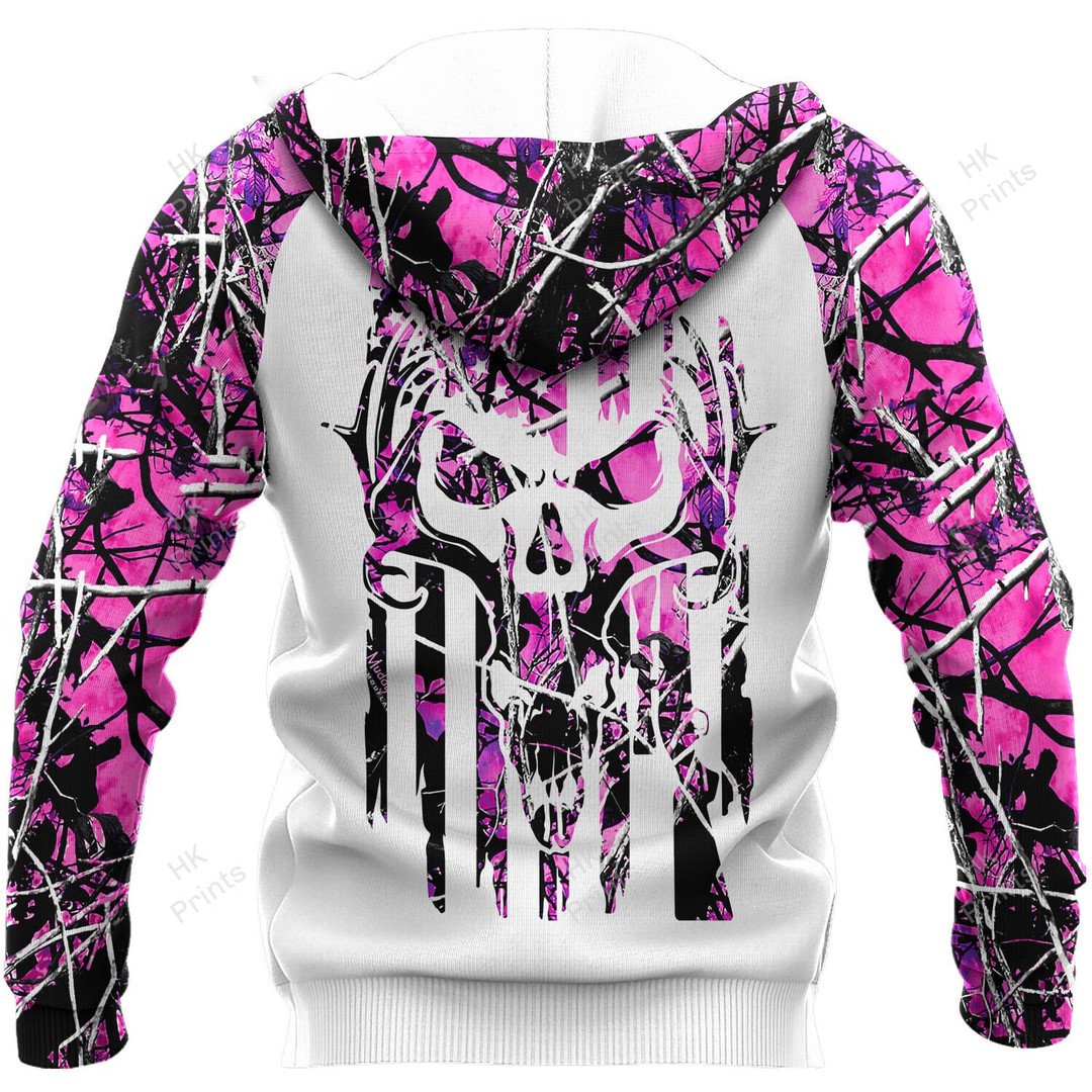 Blisscorners Pink Camouflage Country Girl Love Hunting Apparels