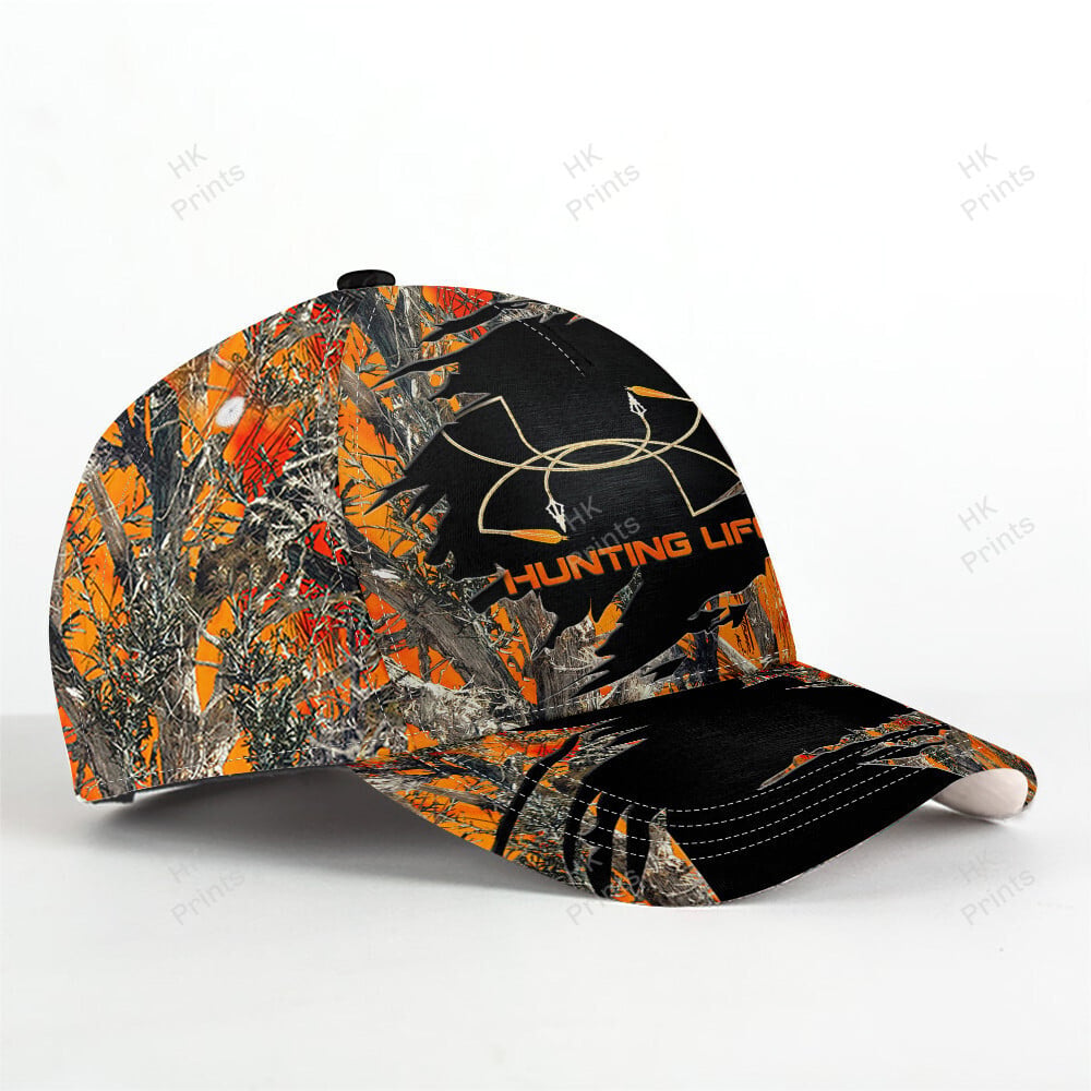Blisscorners Personalized Bow Hunting Life Orange Camouflage Hunting Apparels