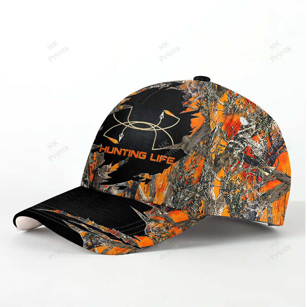 Blisscorners Personalized Bow Hunting Life Orange Camouflage Hunting Apparels