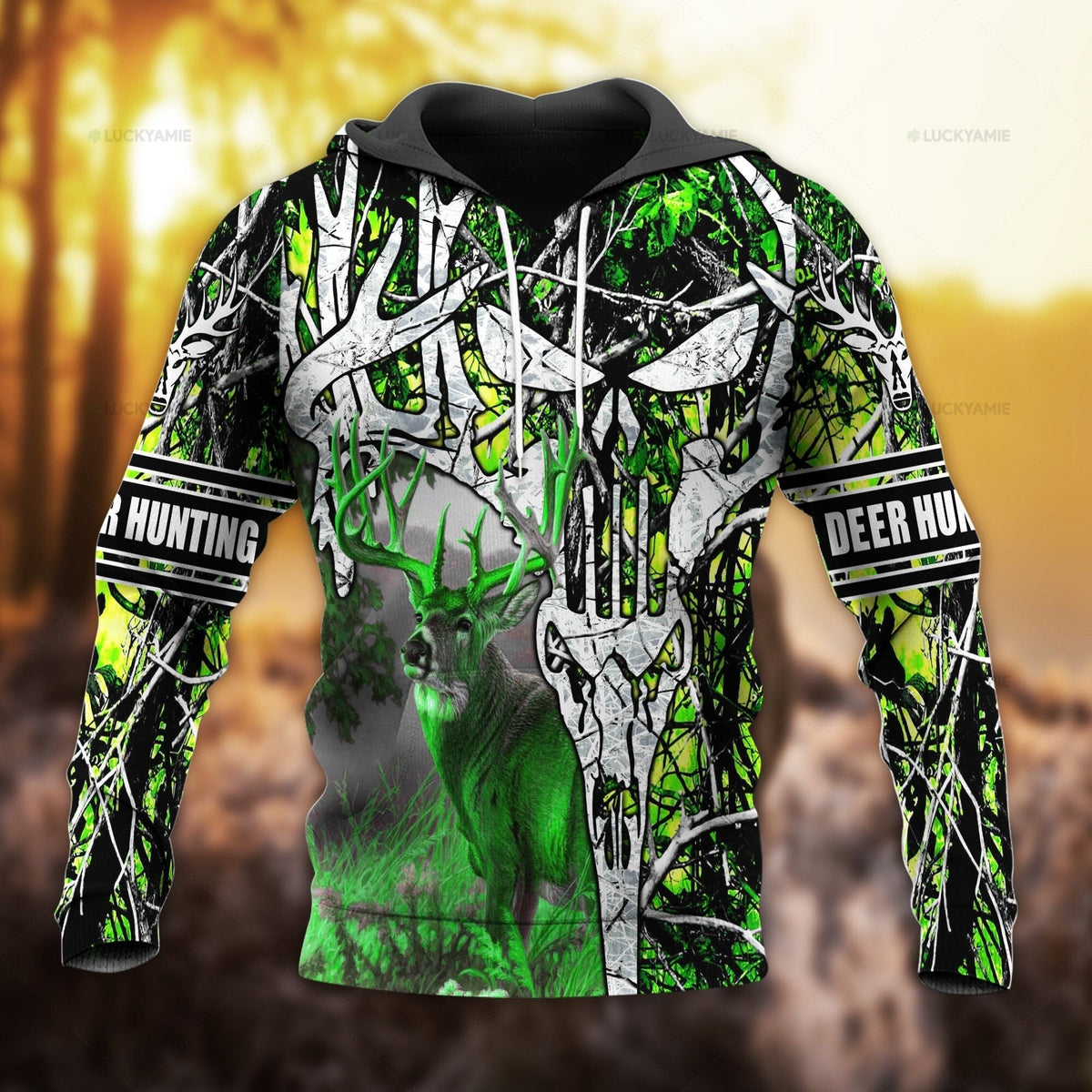 Premium Deer Hunting Hoodie & Zip Hoodie Multicolor