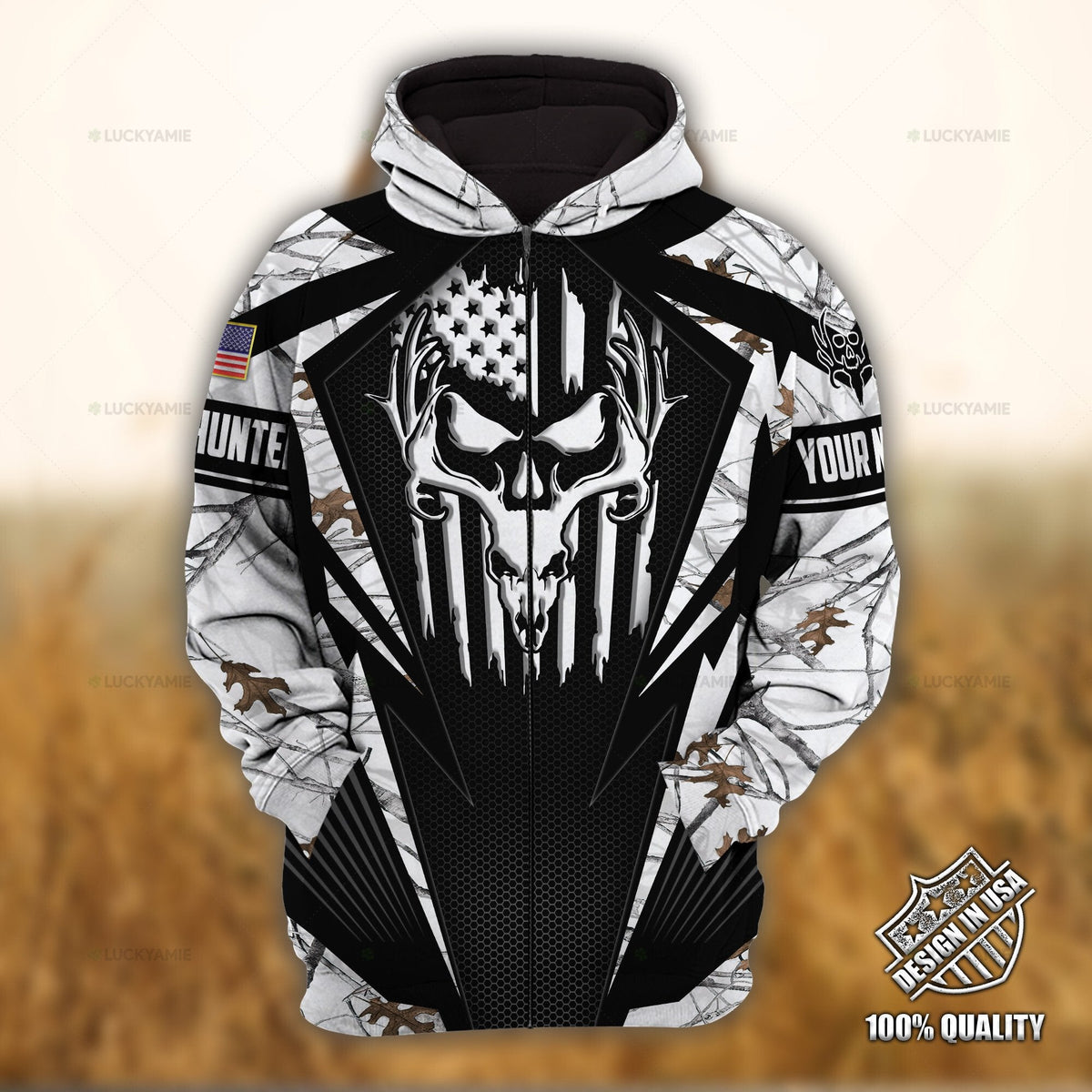 The Special Deer Hunting Hoodie &amp; Zip Hoodie 3D Multicolor Personalized