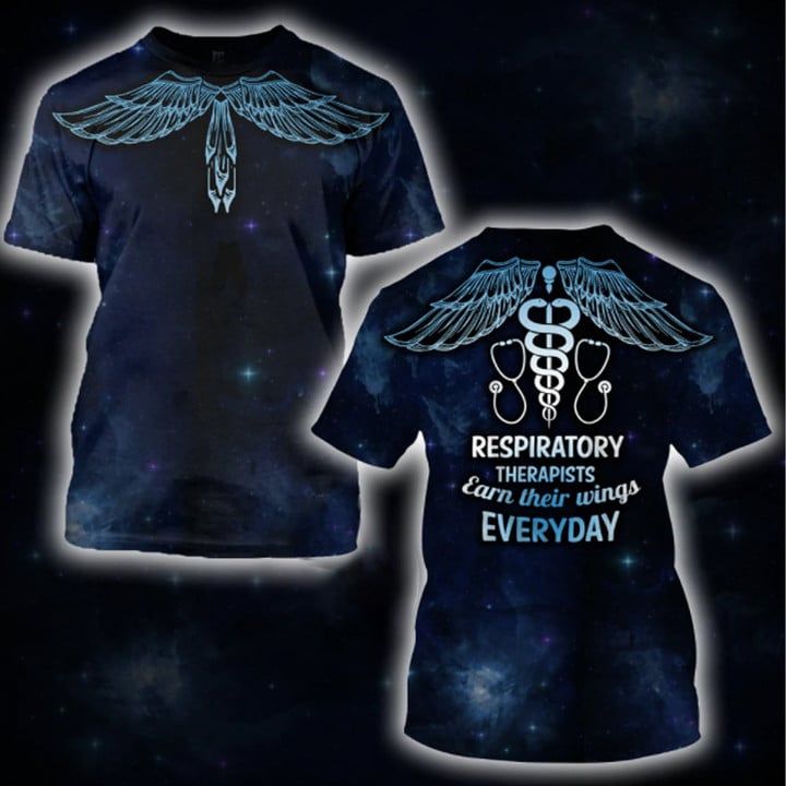 Blisscorners 3D All Over Print Nurse Wing Shirt, Nurse T-Shirt, Attractive Apparel For Nurse