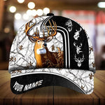 Blisscorners Beautiful Deer Hunting Camo Personalized Cap 3D