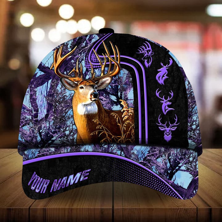 Blisscorners Beautiful Deer Hunting Camo Personalized Cap 3D