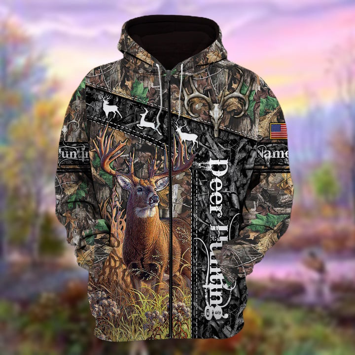 Blisscorners Personalized Name The Unique Hunting Multicolor