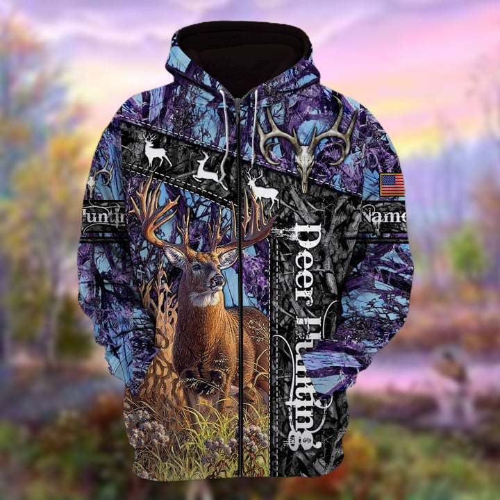 Blisscorners Personalized Name The Unique Hunting Multicolor