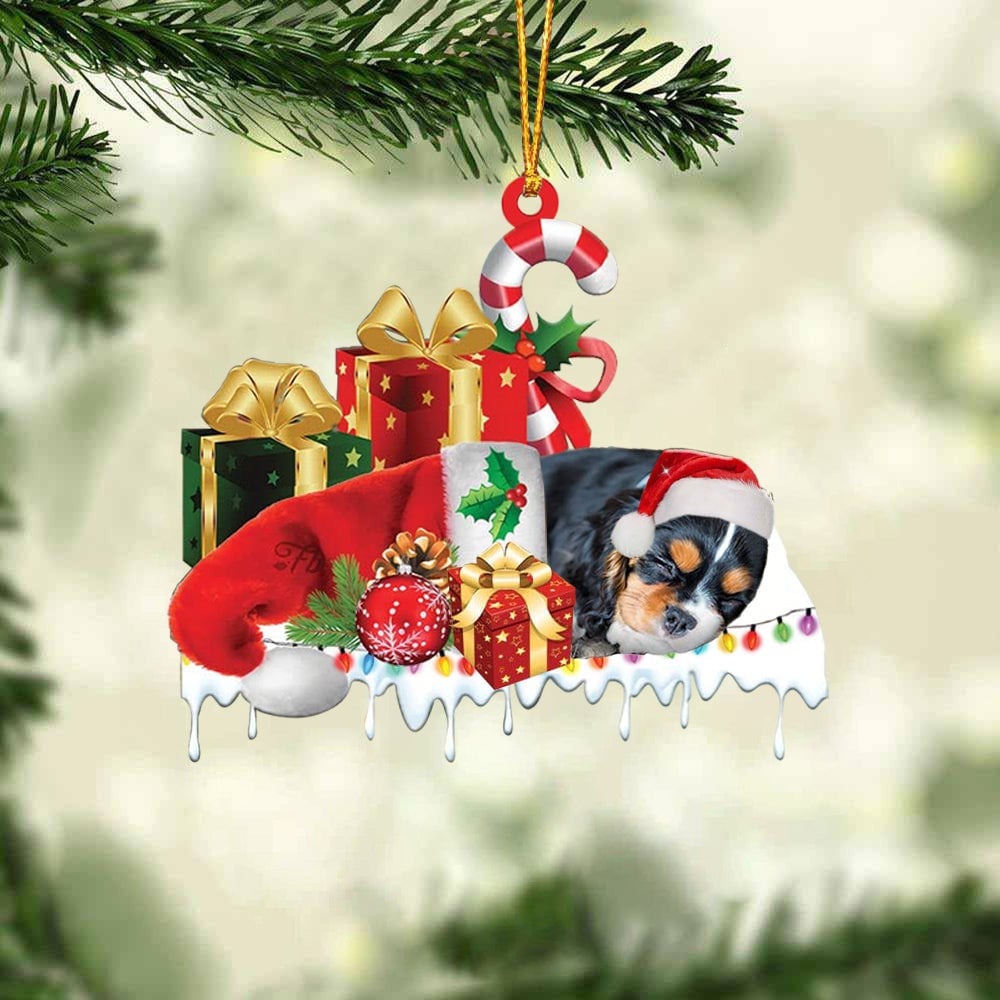 Blisscorners SCHNAUZER MERRY CHRISTMAS HANGING ORNAMENT