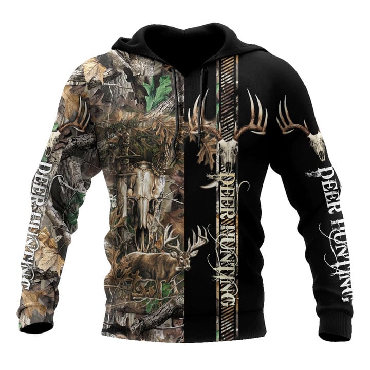 Blisscorners Deer Hunting Hunter Camo Forest Customized Name 3D Shirts