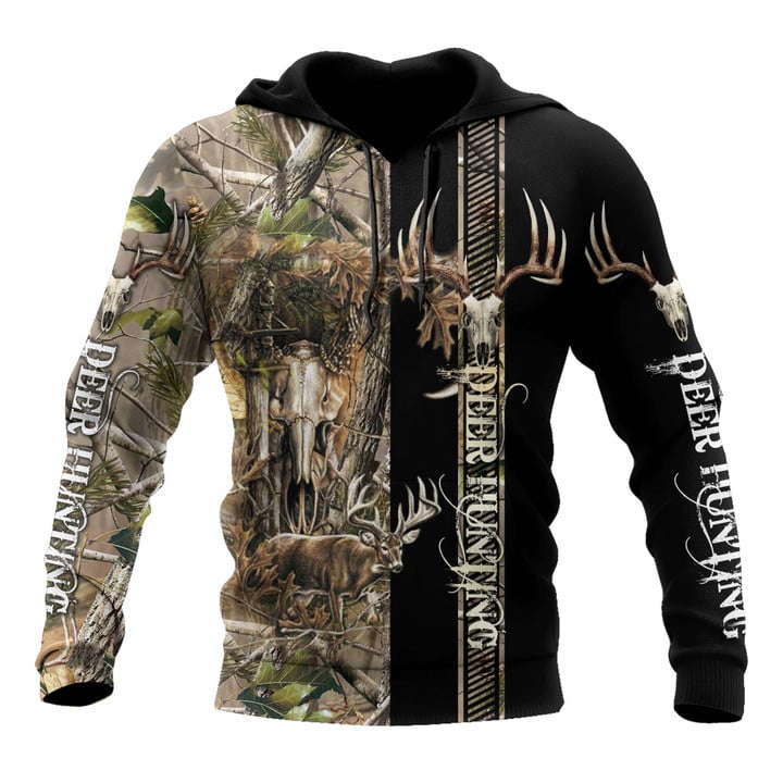 Blisscorners Deer Hunting Hunter Camouflage Customized Name 3D Shirts