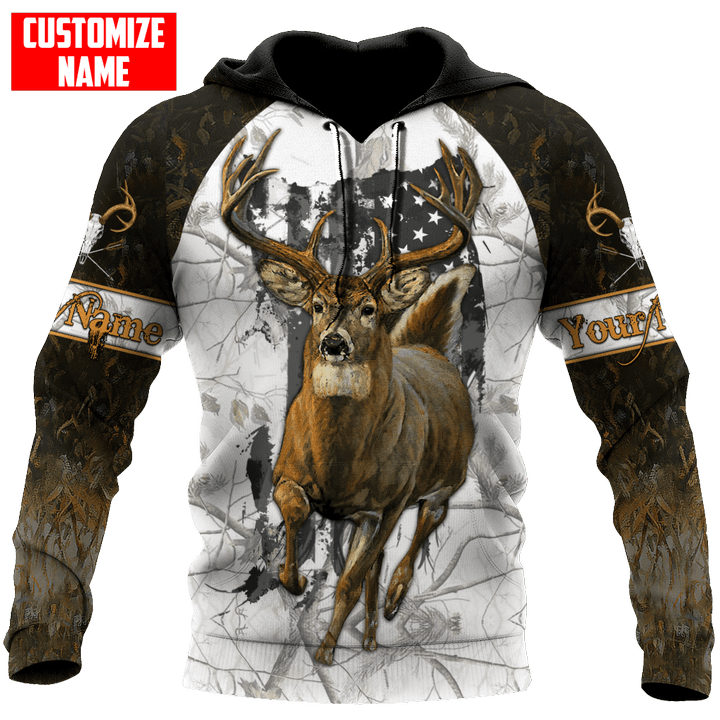 Blisscorners Personalized Name Deer Hunting Season 3D Shirts