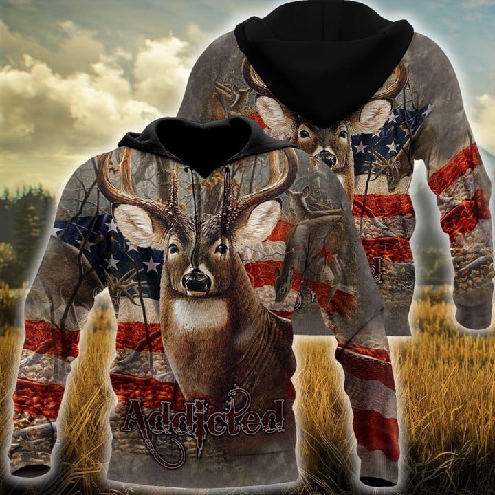 Blisscorners Personalized Name Deer Hunting Bow to Hunt 3D Shirts