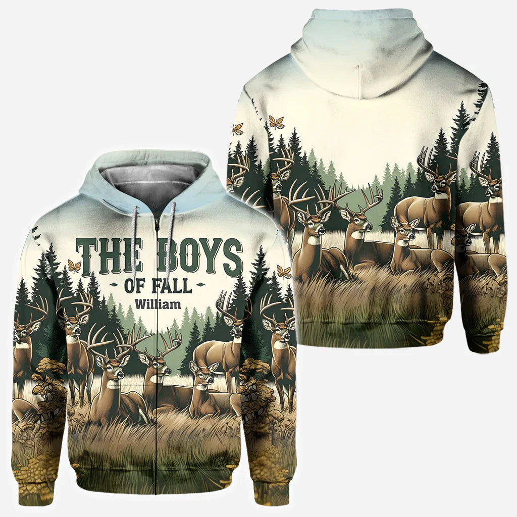 Blisscorners Hunting Season, Personalized Hunting All Over Shirt, Personalized 3D Hoodie For Hunting Lover