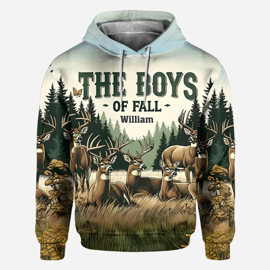 Blisscorners Hunting Season, Personalized Hunting All Over Shirt, Personalized 3D Hoodie For Hunting Lover