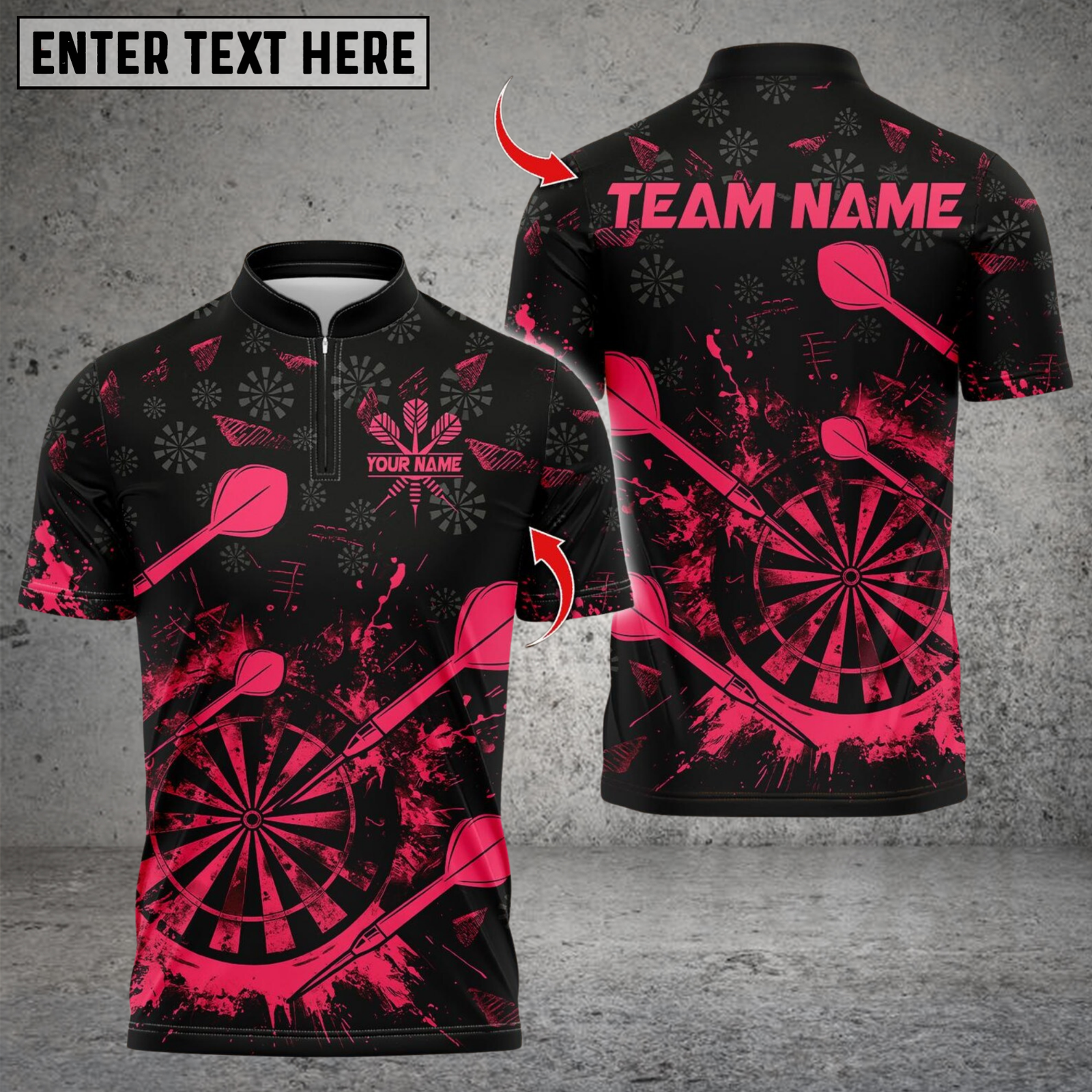 Blisscorners Darts Vintage Dartboard Multicolor Customized Name, Team Name 3D Shirts