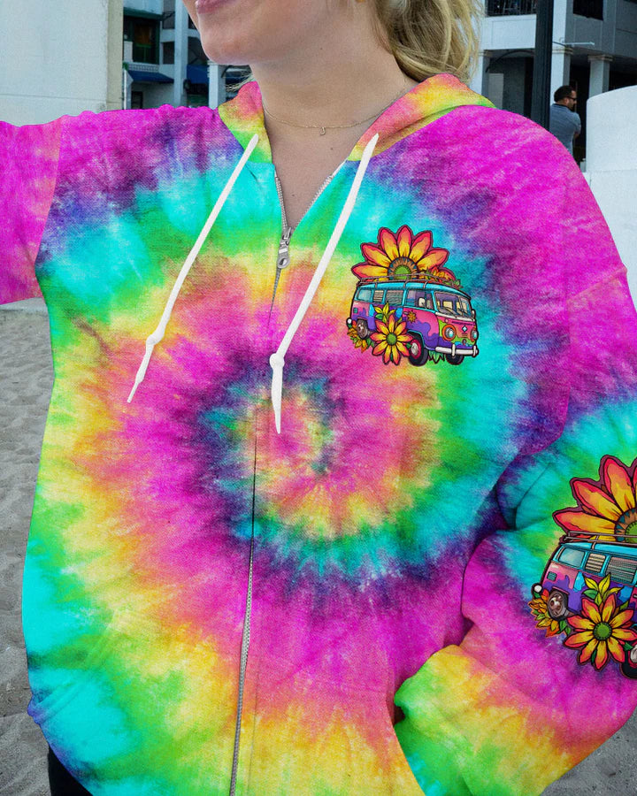 BLISSCORNERS ON A DARK DESERT HIGHWAY TIE DYE ALL OVER PRINT