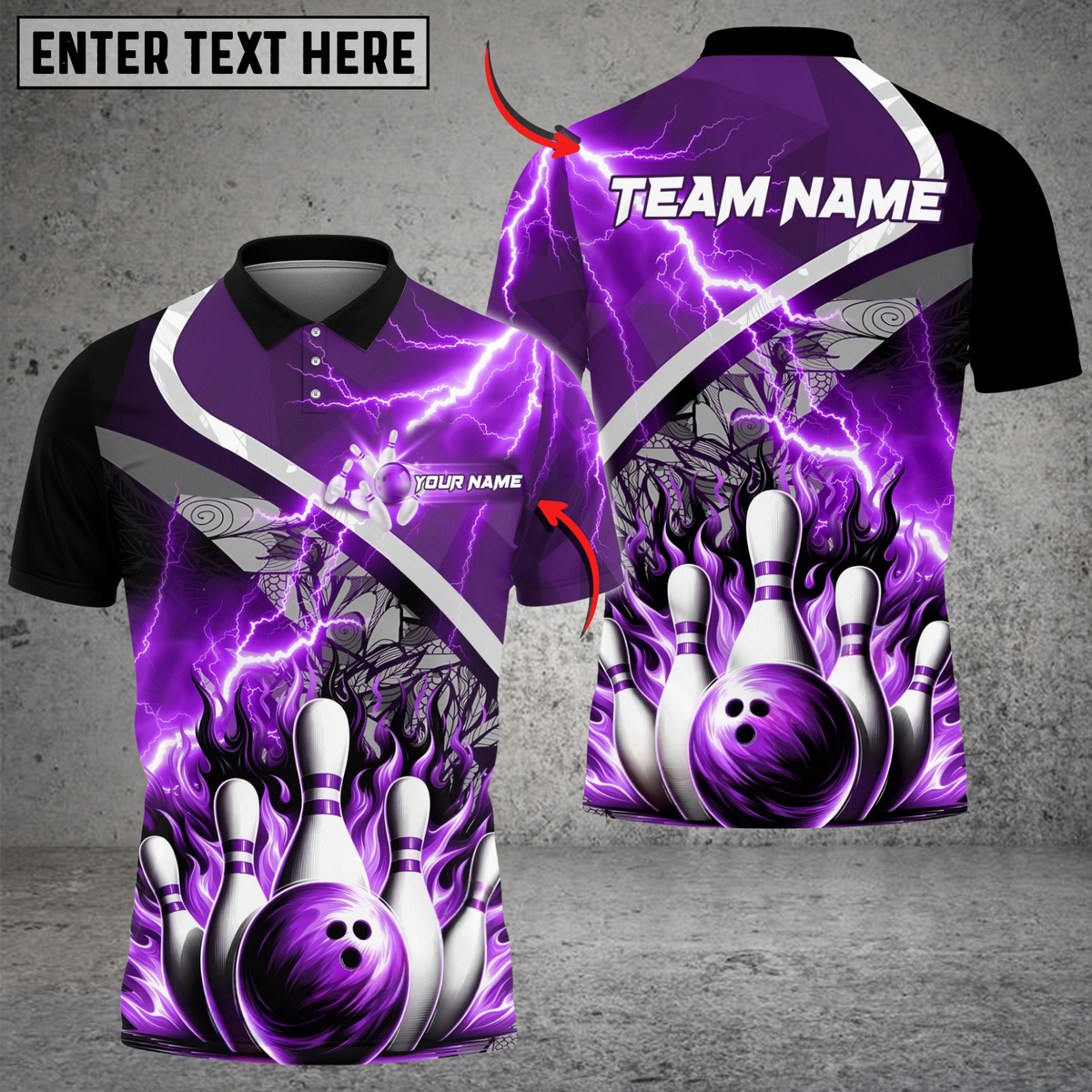 Blisscorners Thunder Breaker Bowling Jersey Multicolor Options Personalized Name, Team Name 3D Shirt