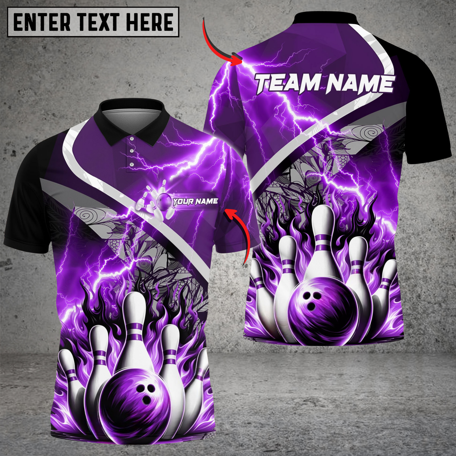 Blisscorners Thunder Breaker Bowling Jersey Multicolor Options Personalized Name, Team Name 3D Shirt