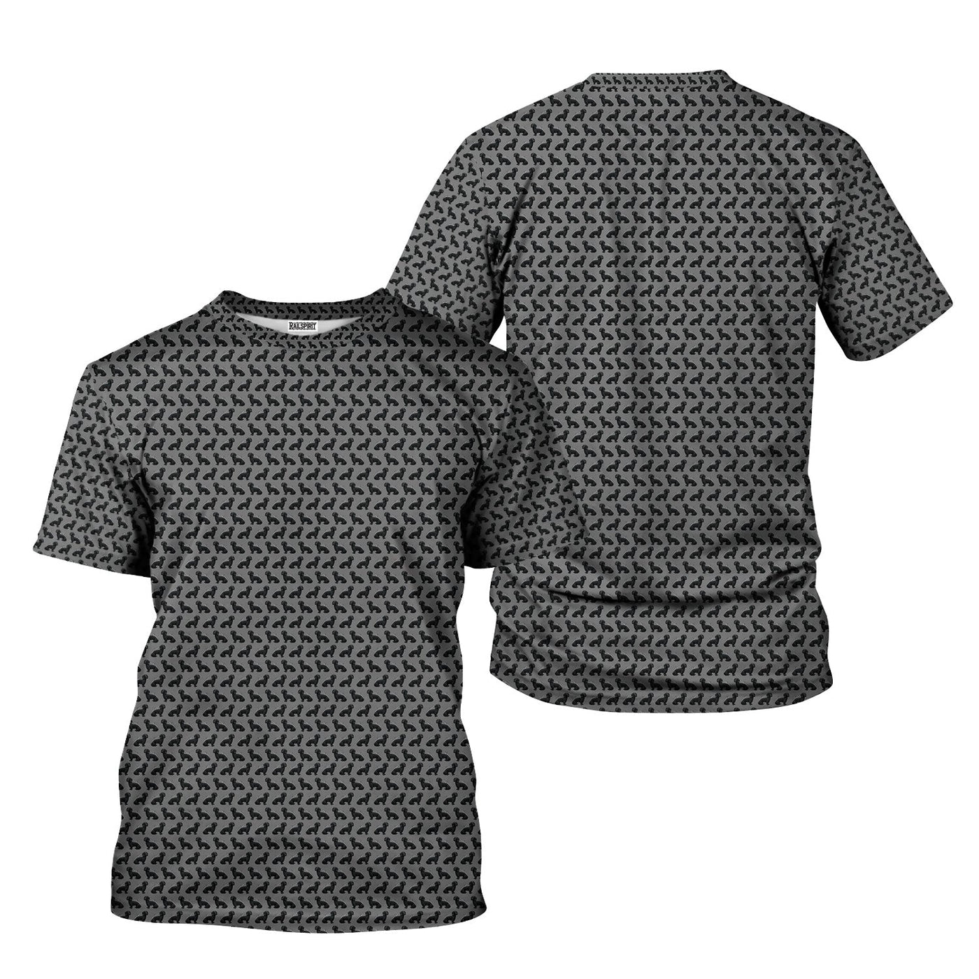 Blisscorners Funny Dog Mechanic Shirt, Dachshund and Wrench Pattern Printed Shirt Presents For Mechanics