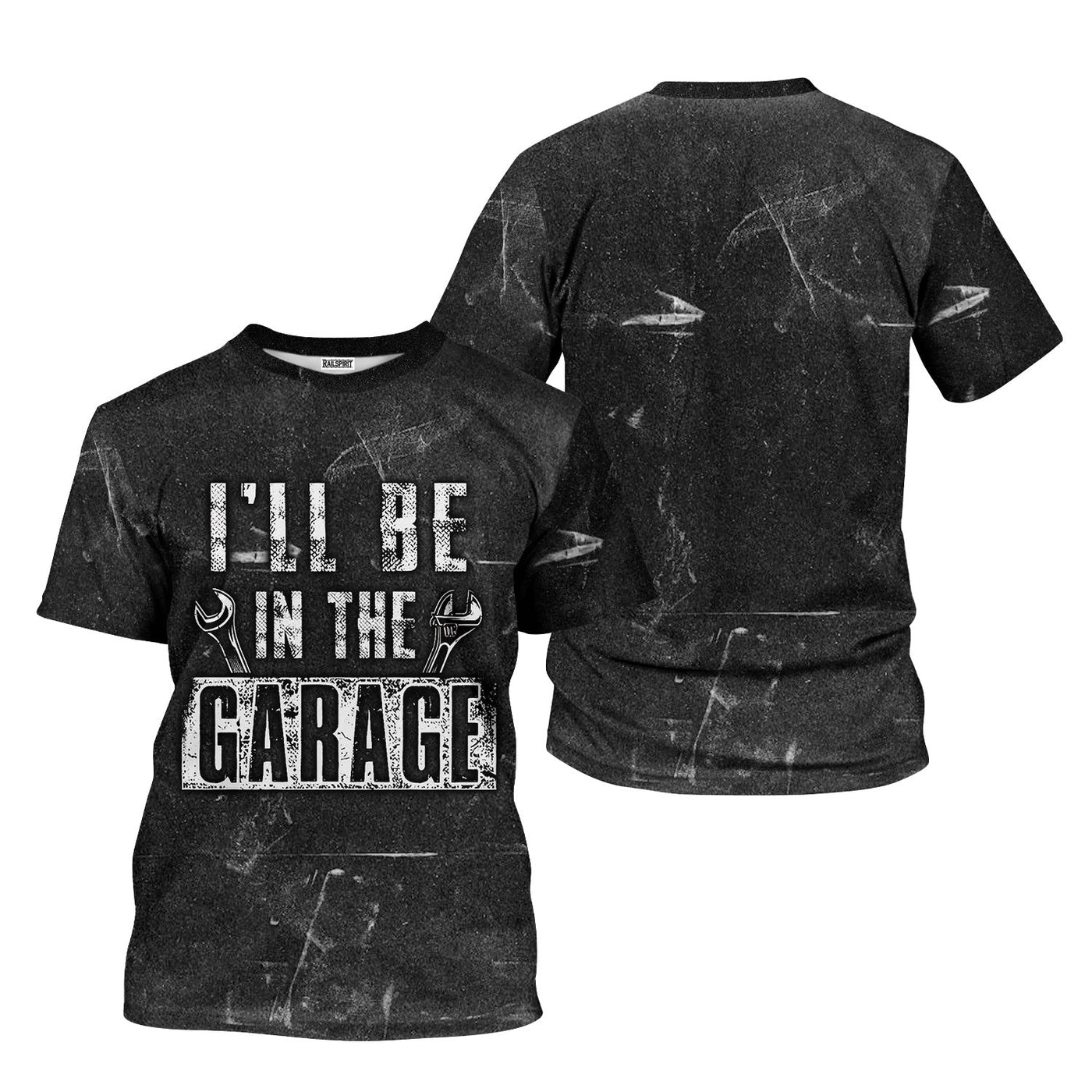 Blisscorners Vintage Mechanic Shirt I'll Be In The Garage T Shirt