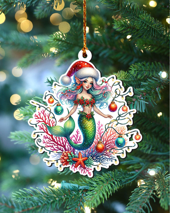 BLISSCORNERS MERMAID CHRISTMAS ORNAMENT
