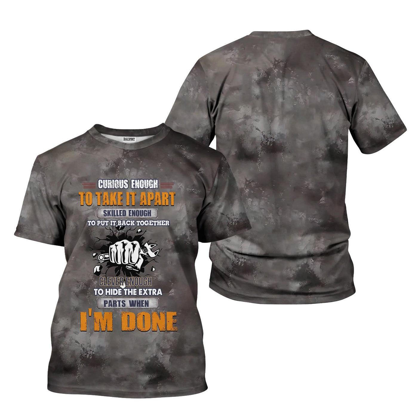 Blisscorners Vintage Mechanic Shirt Curious Enough To Take It Apart Skilled Enough To Put It Back Together T Shirt
