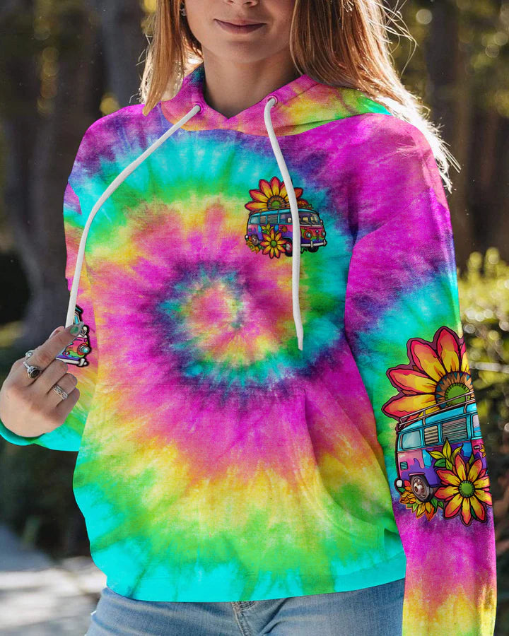 BLISSCORNERS ON A DARK DESERT HIGHWAY TIE DYE ALL OVER PRINT