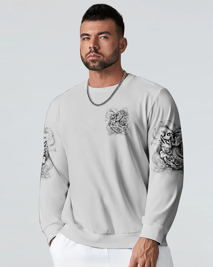BLISSCORNERS FROM OUR FIRST KISS SKULL COUPLE ALL OVER PRINT