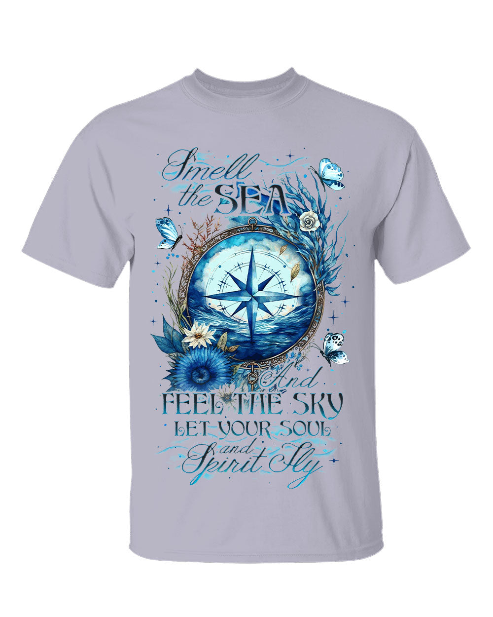 BLISSCORNERS SMELL THE SEA AND FEEL THE SKY COTTON SHIRT