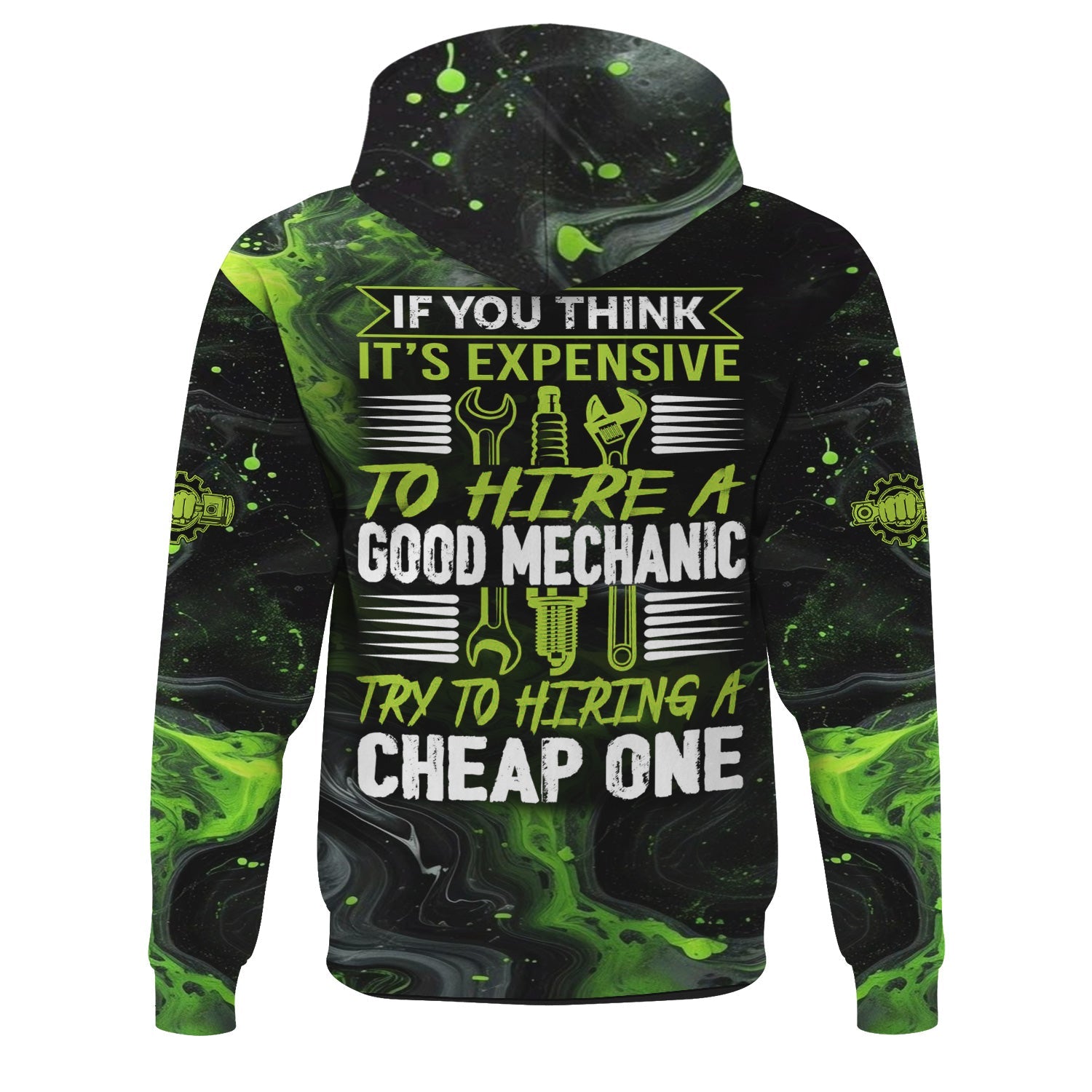 Blisscorners Custom Mechanic Work Shirt, If You Think It’s Expensive to Hire a Good Mechanic Quote, Funny Graphic Shirt for Men