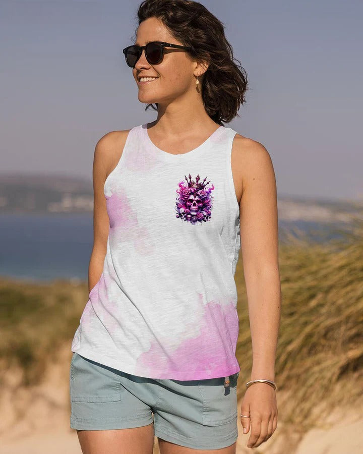 BLISSCORNERS QUEEN COUPLE SKULL ALL OVER PRINT