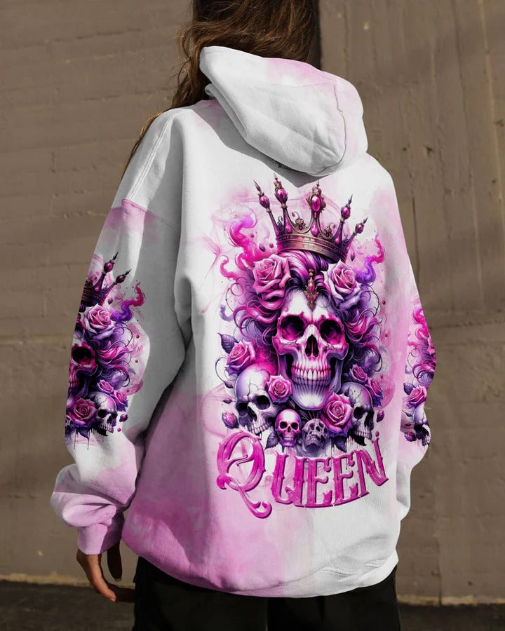BLISSCORNERS QUEEN COUPLE SKULL ALL OVER PRINT
