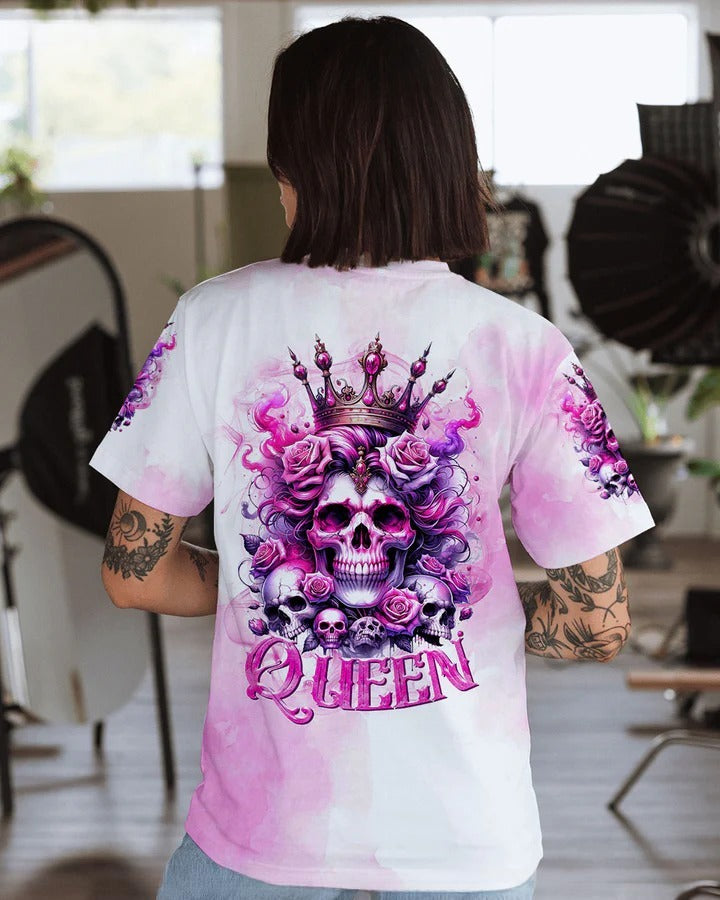 BLISSCORNERS QUEEN COUPLE SKULL ALL OVER PRINT