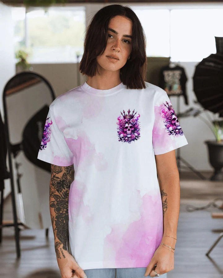 BLISSCORNERS QUEEN COUPLE SKULL ALL OVER PRINT