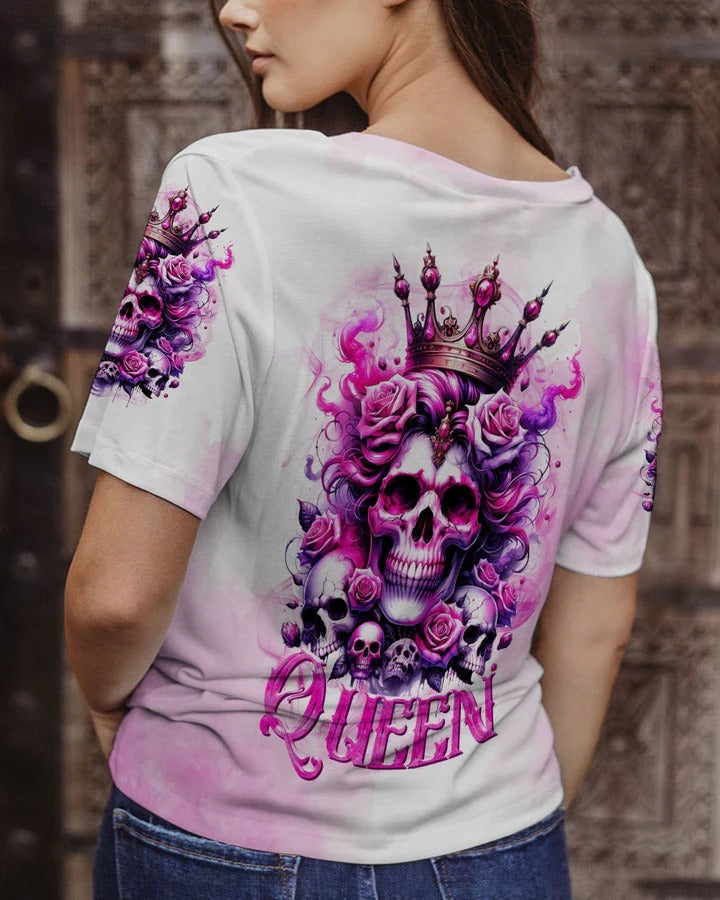 BLISSCORNERS QUEEN COUPLE SKULL ALL OVER PRINT