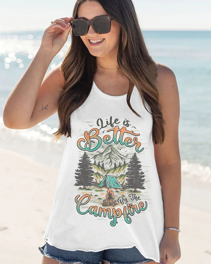 BLISSCORNERS LIFE IS BETTER BY THE CAMPFIRE ALL OVER PRINT