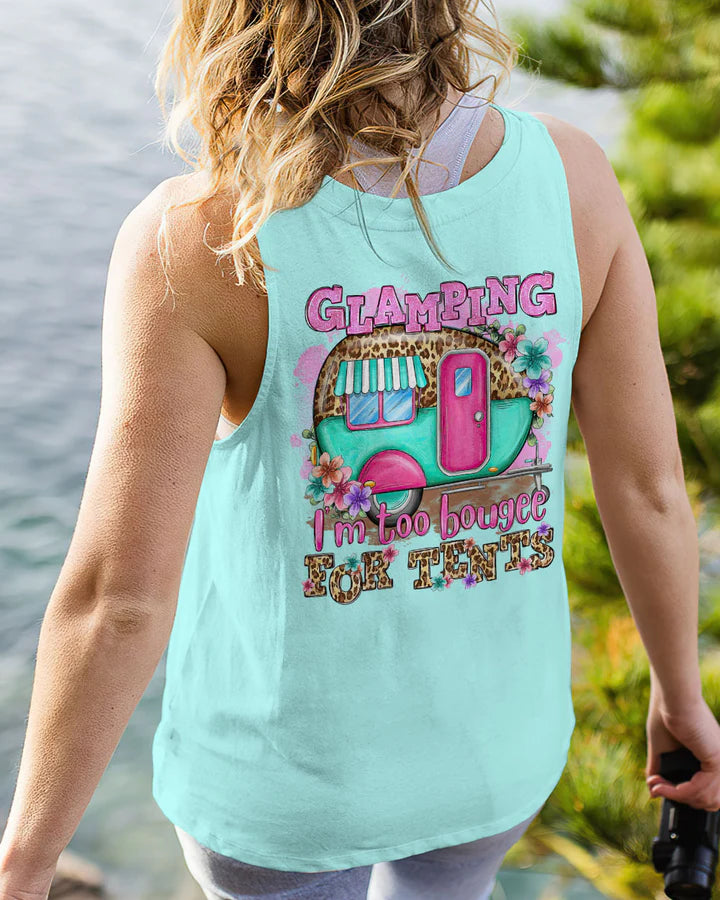 BLISSCORNERS GLAMPING I'M TO BOUGEE ALL OVER PRINT