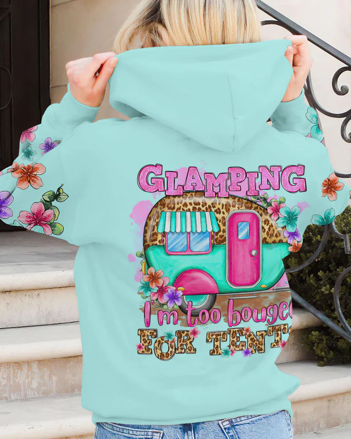 BLISSCORNERS GLAMPING I'M TO BOUGEE ALL OVER PRINT