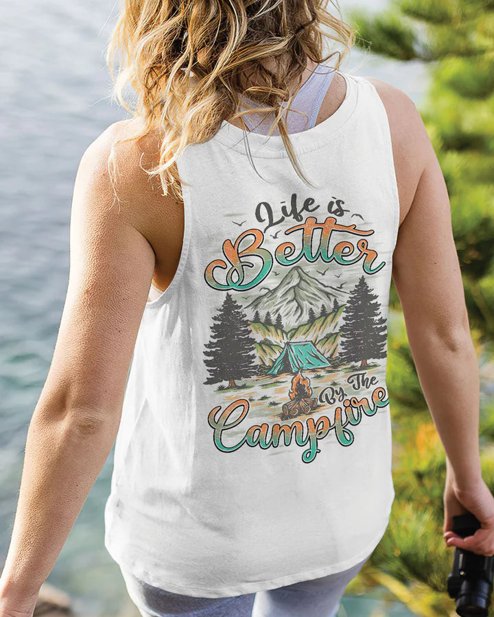 BLISSCORNERS LIFE IS BETTER BY THE CAMPFIRE ALL OVER PRINT