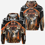 Blisscorners Awesome Deer, Personalized Hunting All Over Shirt, Personalized 3D Hoodie For Hunting Lover