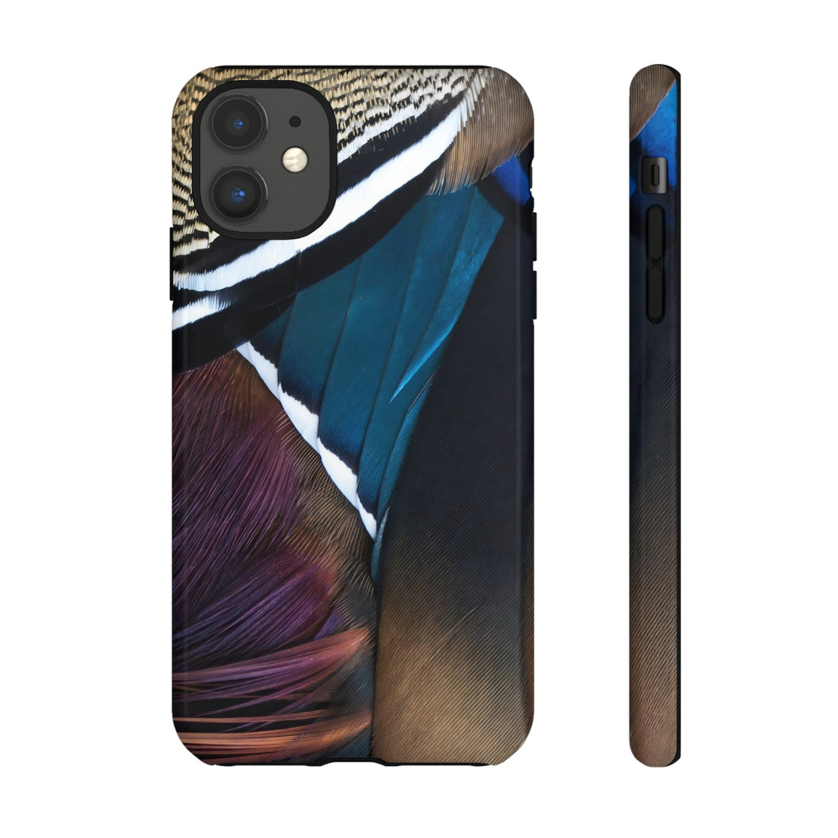 Blisscorners Drake Wood Duck Feathers Full Wrap Phone Case LM0812