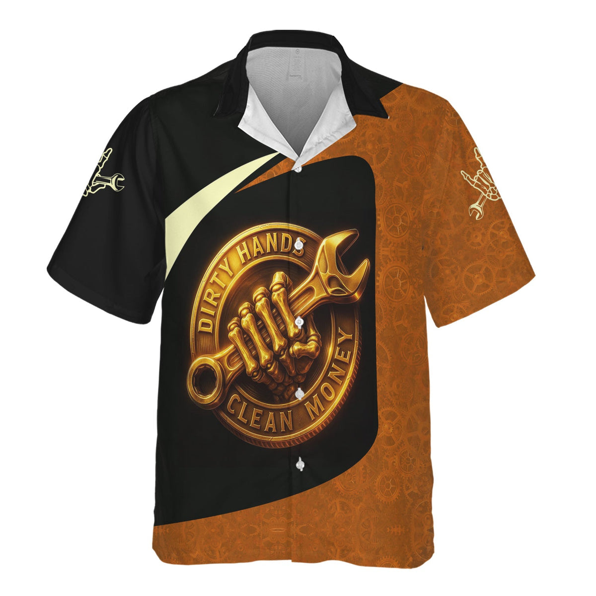 Blisscorners Personalized T-Shirt Skill Mechanics Hand Clean Money Shirt For Mechanics