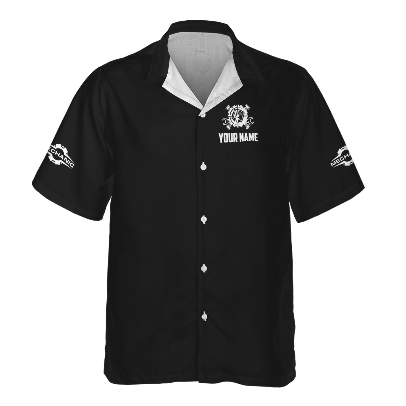 Blisscorners Personalized Mechanic Shirt, High School Dropout Fixing What Your Bachelor's Degree Couldn't Design, Gift For Men