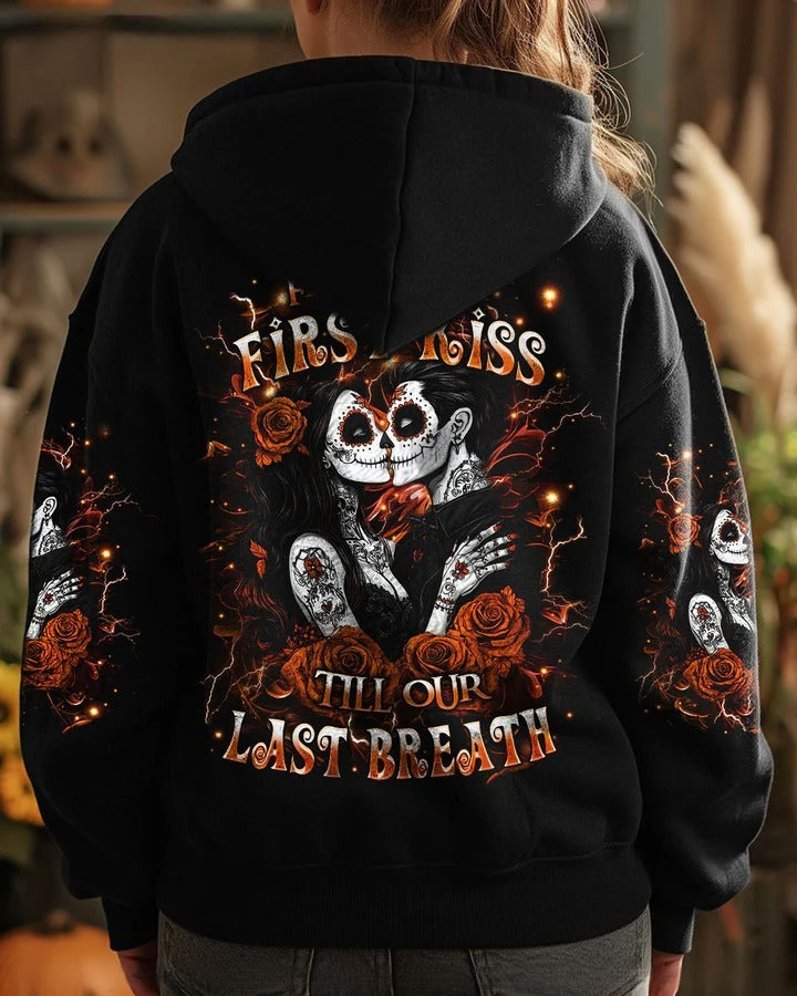 BLISSCORNERS FROM OUR FIRST KISS SKULL COUPLE ALL OVER PRINT 2