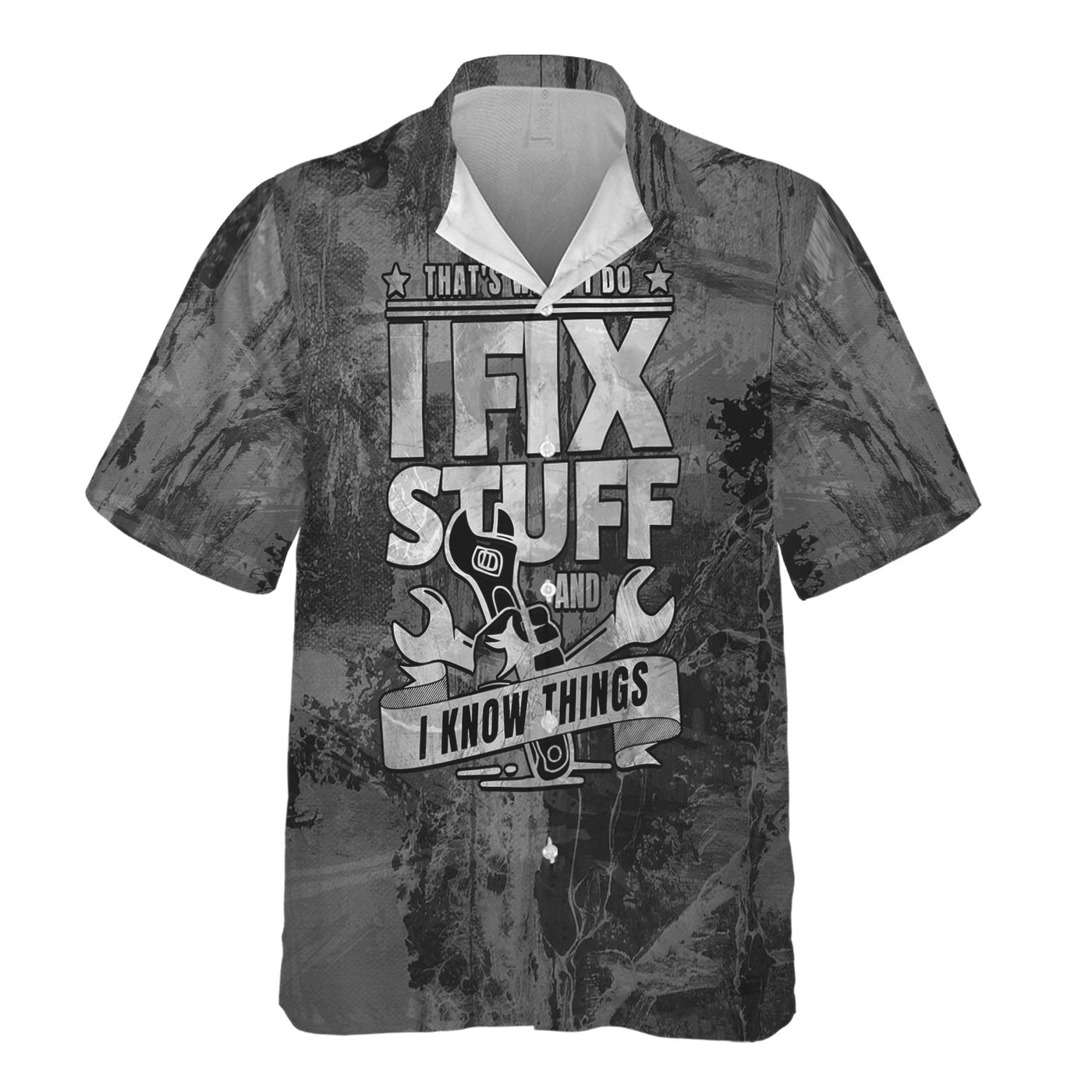 Blisscorners That's What I Do I Fix Stuff And I Know Things Shirt Funny Printed Vintage Mechanic Unisex T Shirt