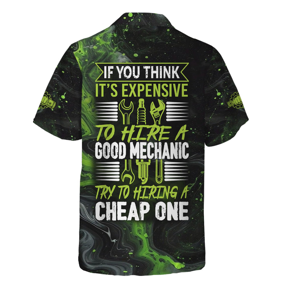 Blisscorners Custom Mechanic Work Shirt, If You Think It’s Expensive to Hire a Good Mechanic Quote, Funny Graphic Shirt for Men
