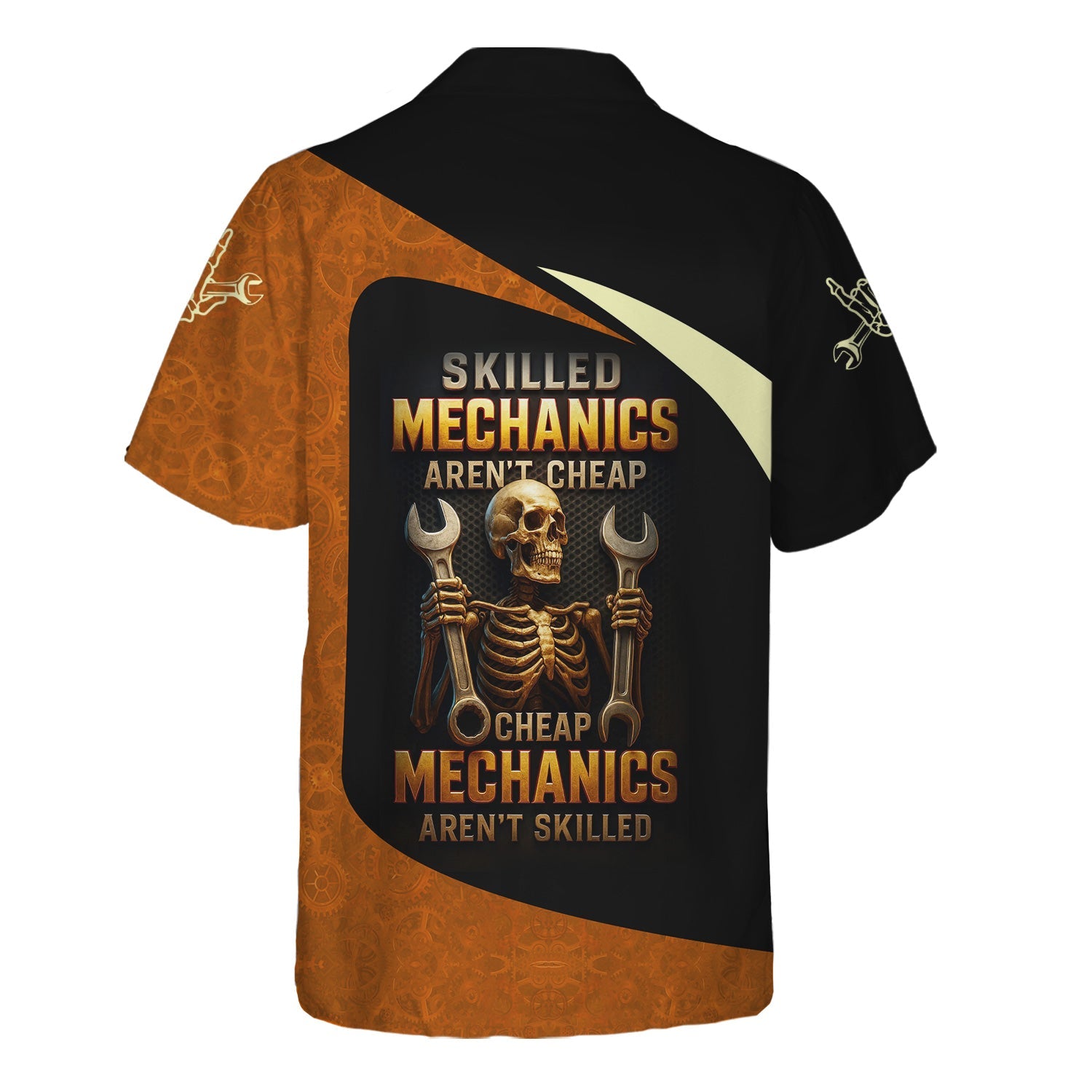 Blisscorners Personalized T-Shirt Skill Mechanics Hand Clean Money Shirt For Mechanics